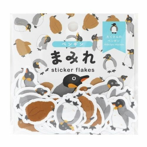 貼紙包｜WORLD CRAFT｜滿滿的動物系列貼紙包（45枚）【企鵝款】 - Geeky Geek Hong Kong