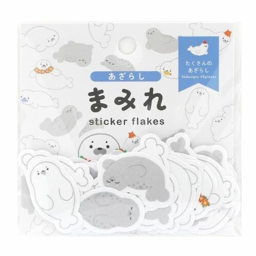 貼紙包｜WORLD CRAFT｜滿滿的動物系列貼紙包（45枚）【海豹款】 - Geeky Geek Hong Kong