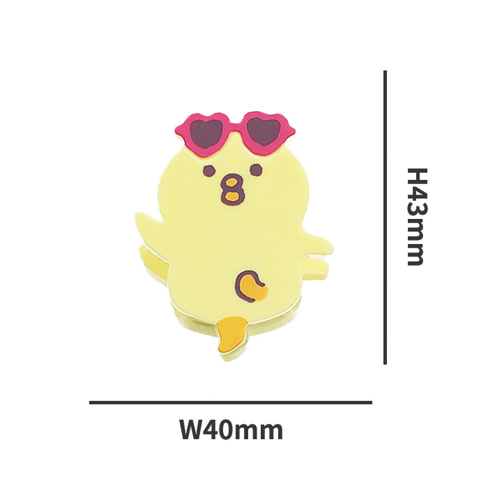 夾子｜MIND WAVE｜太陽眼鏡Piyoko Beans小雞造型夾子 -  夾子 - Geeky Geek Hong Kong