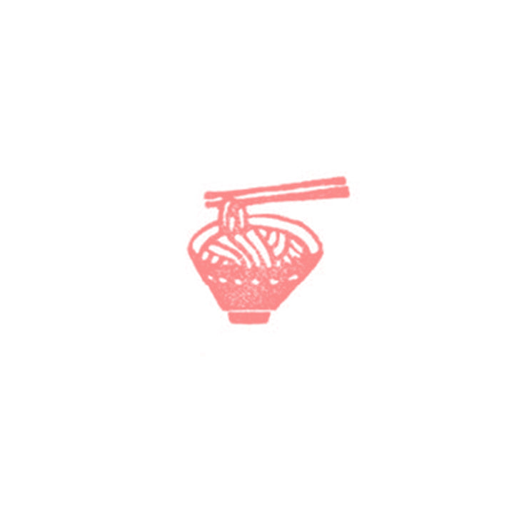橡皮印章｜HANKODORI｜15mm食物小印章【麵】 -  橡皮印章 - Geeky Geek Hong Kong