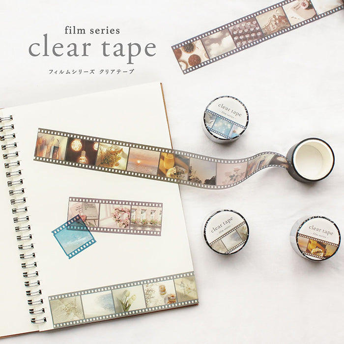 紙膠帶｜MIND WAVE｜CLEAR TAPE 菲林寫真系列啞光PET 30mm【象牙色款】 - Geeky Geek Hong Kong