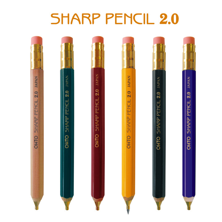 鉛芯｜OHTO｜SHARP PENCIL 2.0專用筆芯【HB 5支裝】 - Geeky Geek Hong Kong